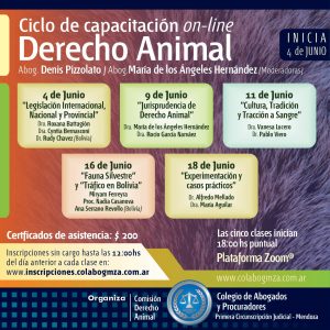 Ciclo de capacitación sobre Derecho Animal