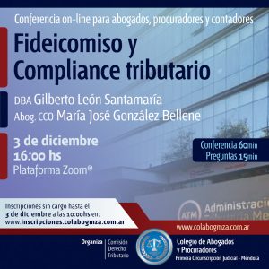 Disertación sobre aspectos que vinculan Fideicomiso, Derecho Tributario y Compliance