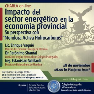 Charla sobre el impacto del Sector Energético en la Economía Provincial
