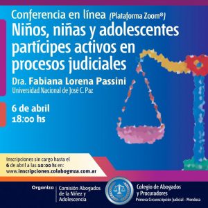 Conferencia sobre la participación de niñas, niños y adolescentes en procesos judiciales