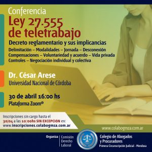 Conferencia sobre la Ley de Teletrabajo