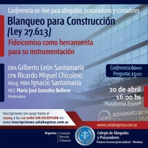 Conferencia sobre Blanqueo para Construcción