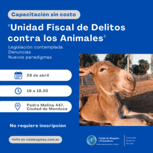 Capacitación "Unidad Fiscal de Delitos contra los Animales"