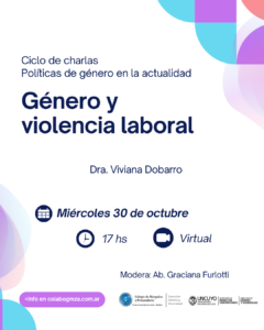 Charla «Género y violencia laboral»