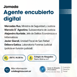 Jornada "Agente encubierto digital"